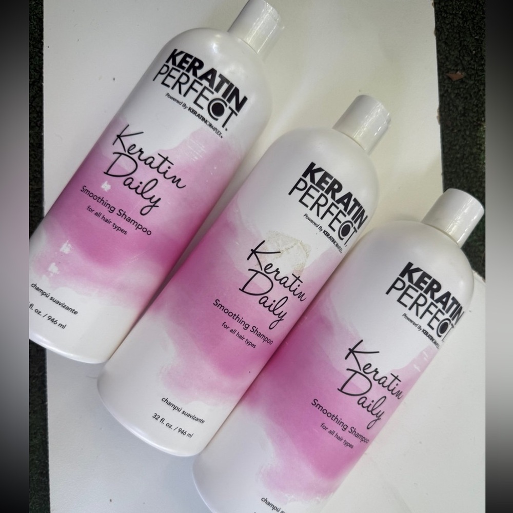 NWOT Keratin Daily Kit by Keratin Perfect 3 Pc Kit 32oz Shampoo,